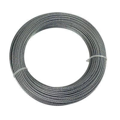 19X7 20mm 1770MPa Ungalvanized Cable Steel Wire Rope
