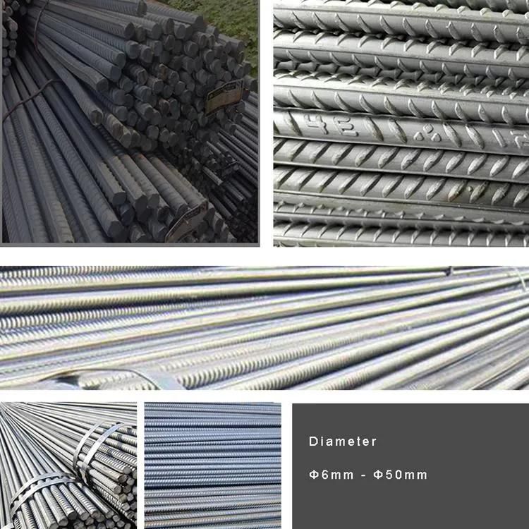 for Construction High-Strength Steel Rebar Reinforced Deformed Steel Bar Iron Rods