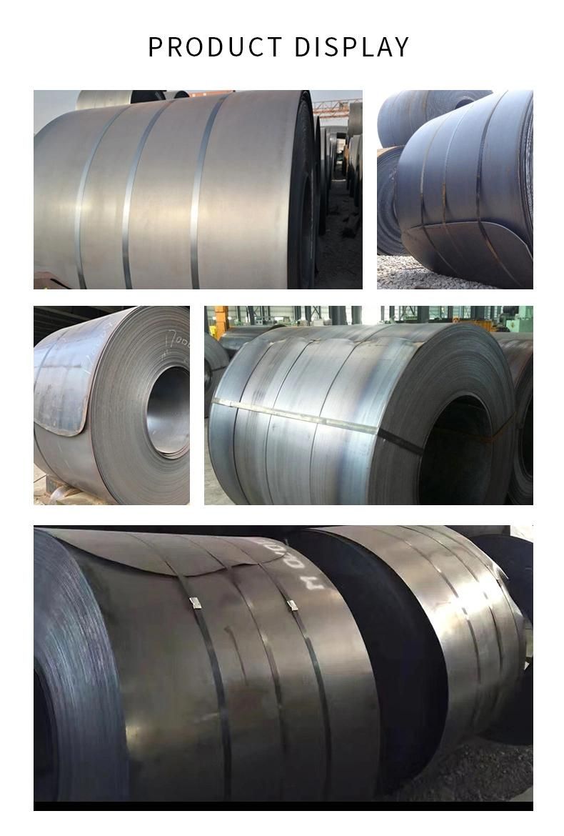 Q235 Black Hot Rolled Steel Coil Manufacture Q345 6mm HRC Ms Iron Sheet Metal Rolls Hot Rolled Coil HRC CRC Hot Rolled Cold Rolled High Carbon Black Steel Coil