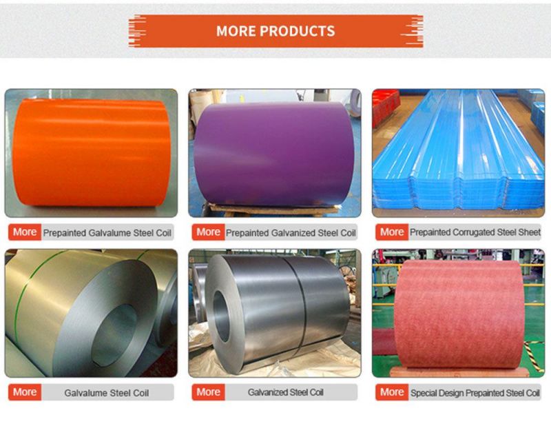 Cold Rolled Hot Dipped PPGI PPGL HDG Gi Secc Dx51 Az150 Zinc Coated Color Coated Steel Coil