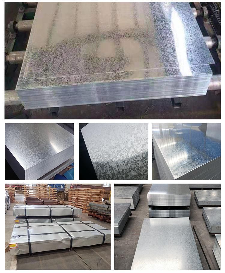 Ms Gi Zinc Coated Dx51d G60 G90 Z180 Z275 Cold Rolled Hod DIP Galvanized Carbon Steel Plate/Sheet