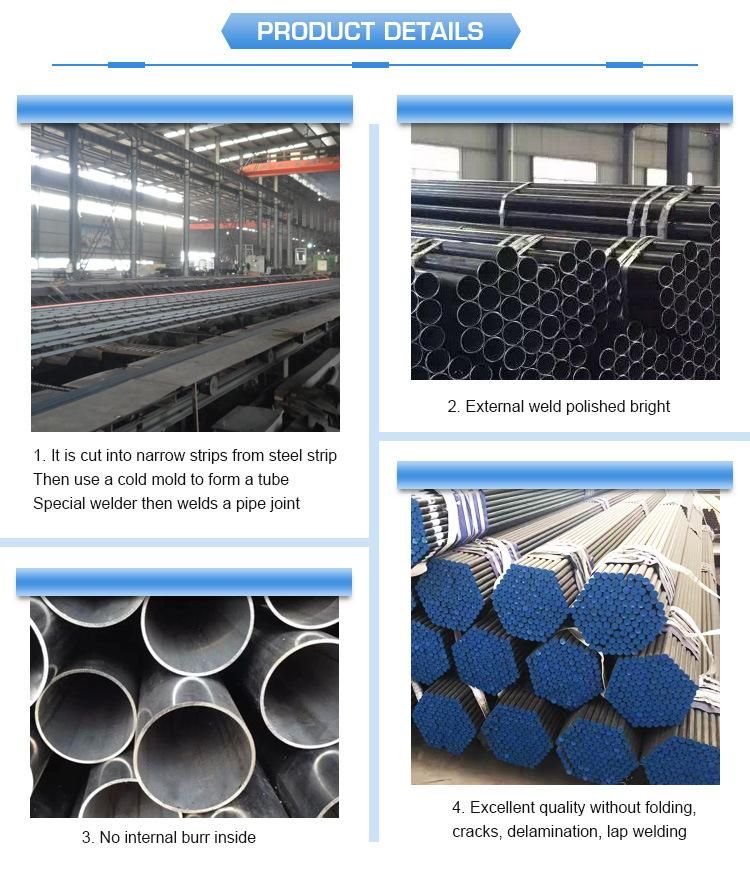 ERW (Electric Resistance Welded) Steel Pipe, ERW Carbon Steel Pipe/En10219-1 En10217-1