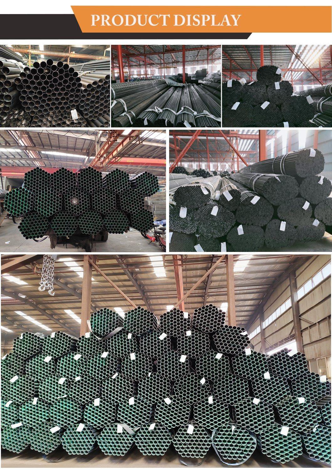 Black Iron Round Pipe Building Material Hollow Tube