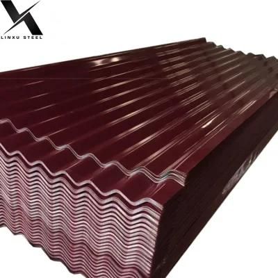 Bwg32 Bwg30 Color Coated Corrugated Metal Steel Roofing Sheet