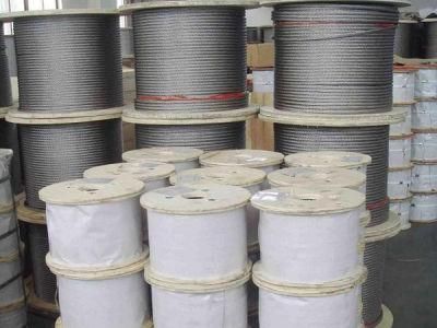 SUS 304 7*19 Stainless Steel Wire Rope Diameter 8mm for Motorcycle Lifting