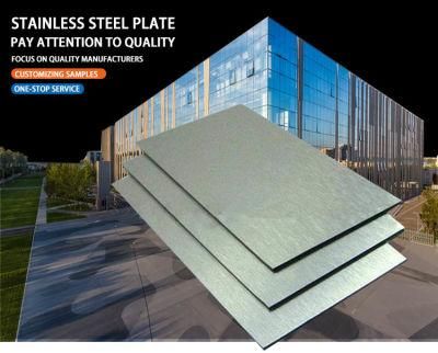 ASTM A240 201 202 304 303 316 310S 409 430 2b Ba No. 4 Finish Stainless Sheets Stainless Steel Plate
