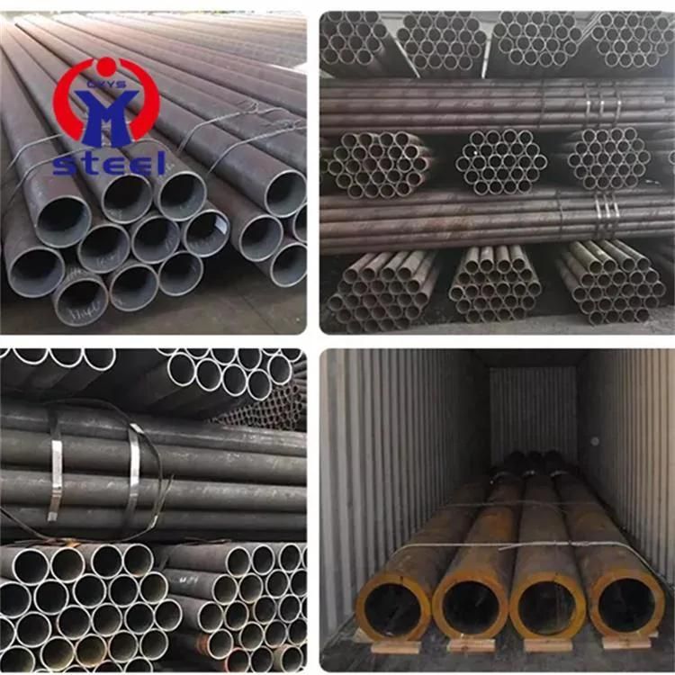 A36 A53 A106 St52 Welded Carbon Steel Pipe Galvanized Steel Tubes for Construction Material