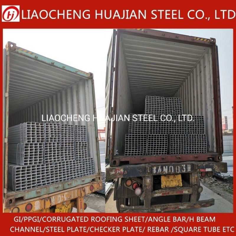 Hollow Section Square Rectangular Black Galvanized Steel Tube Supplier