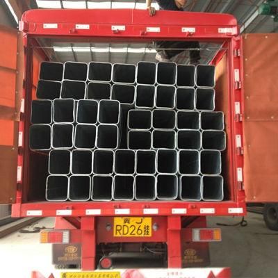 ASTM A500 Black Annealed Iron Ms Square Rectangular Tube Hollow Section Galvanized Pipe Steel Tubing Companies Prices Sizes