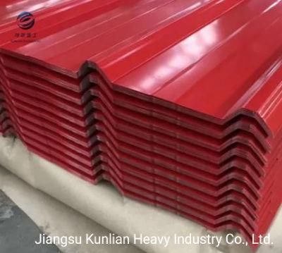 Factory 0.12*665mm SGCC S350gd+Az Yx35-125-750 Yx25-205-1025 Galvanized Corrugated Gi Roofing Steel Sheet