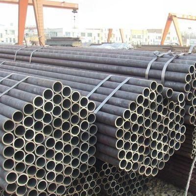 Sch40 Black Welded Carbon Steel Pipe Tube for Building Material