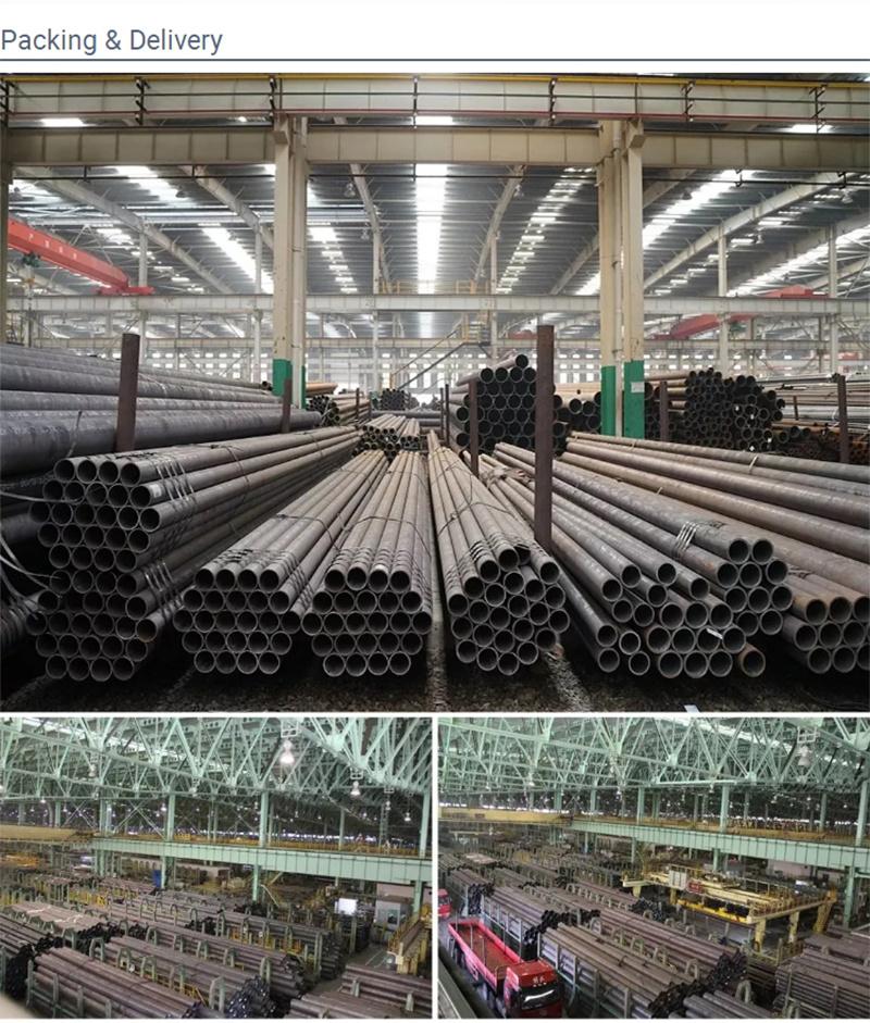 Carbon Steel Pipe ERW Carbon Round Welded Steel Tube