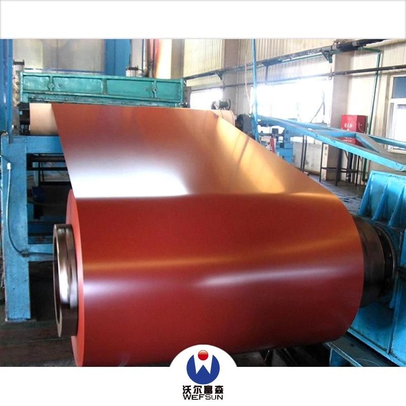 ISO Steel Roofing Coil Building Material Steel Coil PPGI Prepainted Galvanized Steel Coil