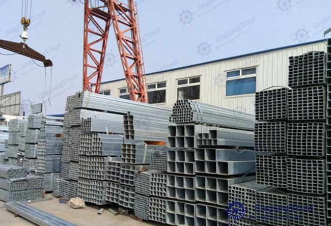 ASTM Hot DIP Galvanized Steel Square or Rectangular Pipe