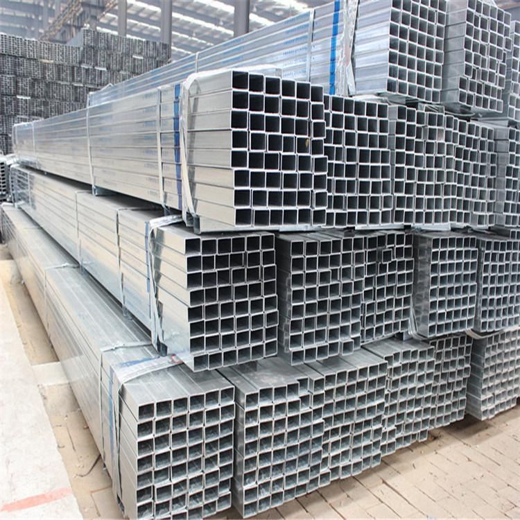 Hot Dipped Galvanized Square Pipe, Pre Galvanized Square Rectangular Hollow Section, Square Steel Pipe and Tube