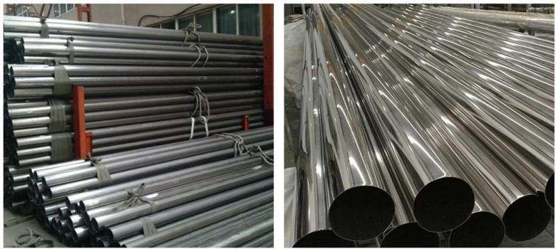 304 5mm Thickness Mirror Polished Stainless Steel Pipe Sanitary Piping