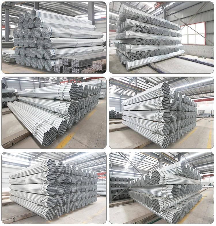 Scaffold 48mmx1.8mm Pre Galvanized Steel Pipe in Stock