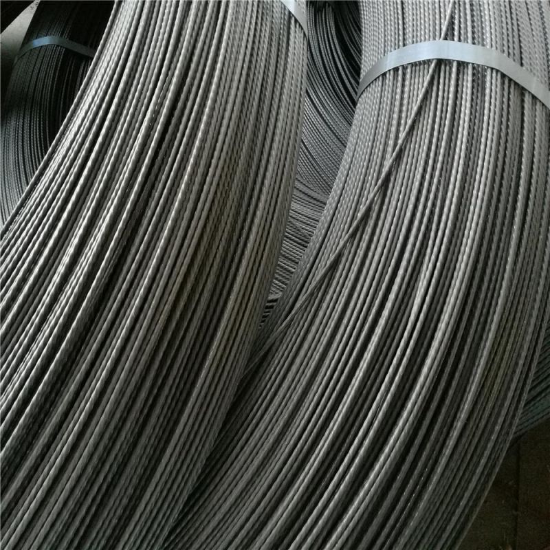 4.0mm/4.8mm/5.0mm/6.0mm/6.25mm/7.0mm/8.0mm/9.0mm ASTM/JIS/En/GB High Tensile Strength Spiral/Indented/Smooth Prestressed Concrete/PC Steel Wire