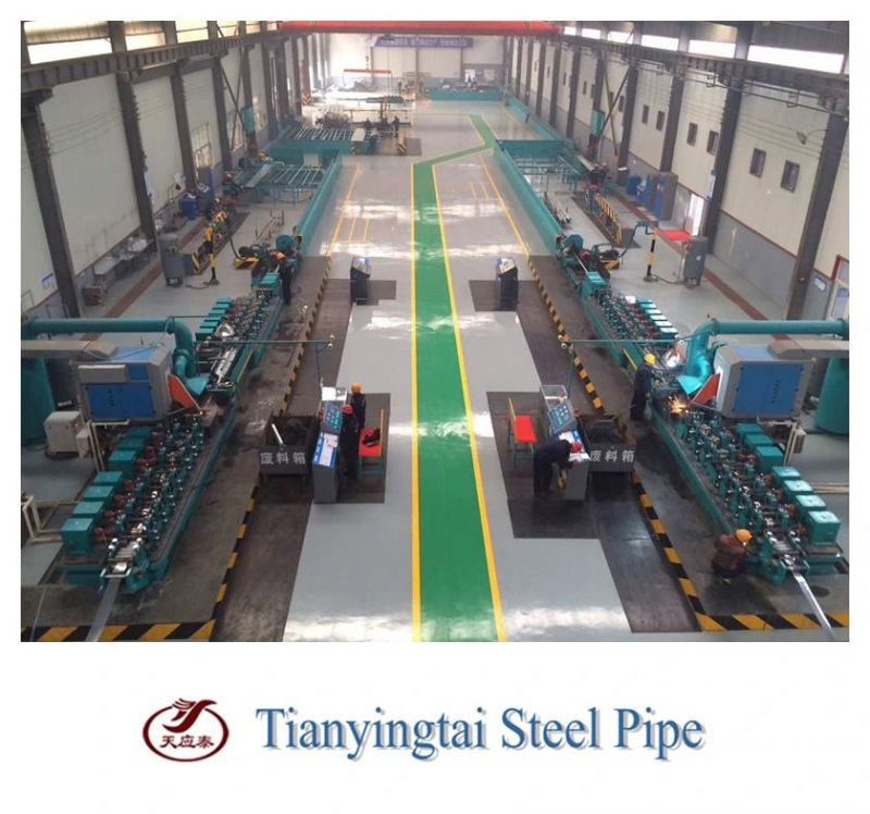 ASTM A500 Structure Black Square Shape Welded Steel Pipe