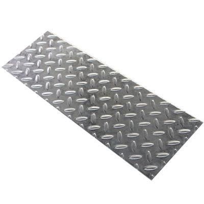Building Material Embossed Checkered Diamond 3 Bar Stainless Steel Plate