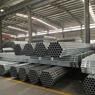 Q235 Scaffolding Pipes ERW Welded Gi Pre Galvanized Round Scaffolding Steel Pipes and Tubes in Stock