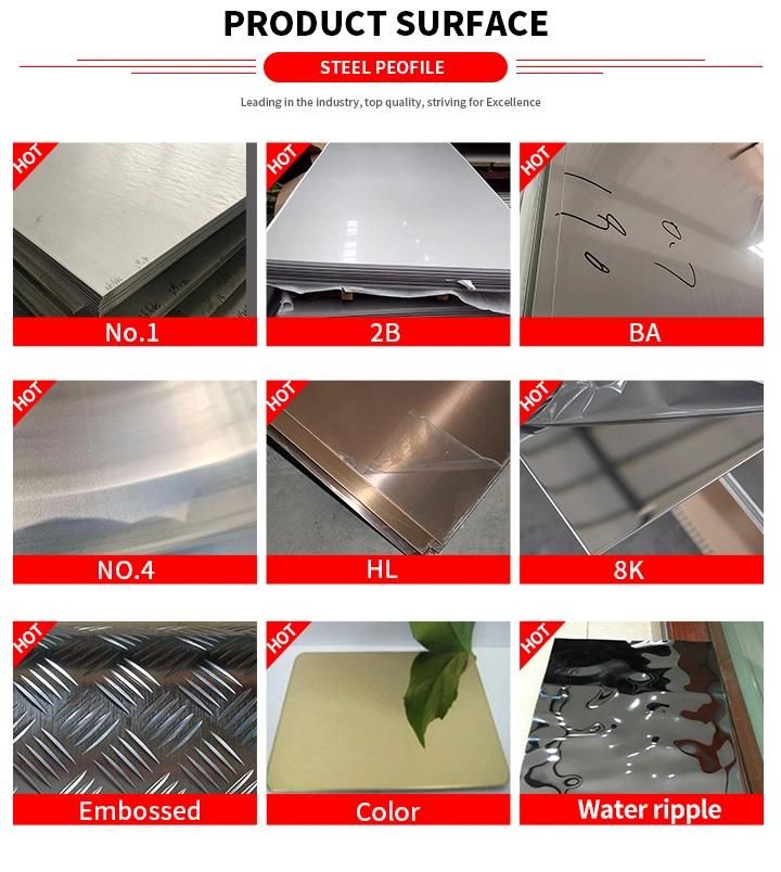 Factory Direct Sales ASTM Standard 409 Stainless Steel Sheet