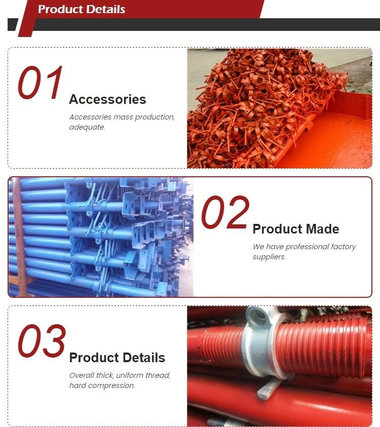 Hot DIP Galvanized Ringlock Scaffolding Construction Steel Props