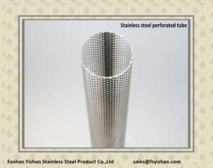 SS304 54*1.0 mm Exhaust Repair Perforated Stainless Steel Tubing