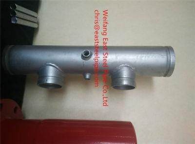 En10255 BS1387 Galvanized 6&quot; Medium Fire Fighting Steel Pipe