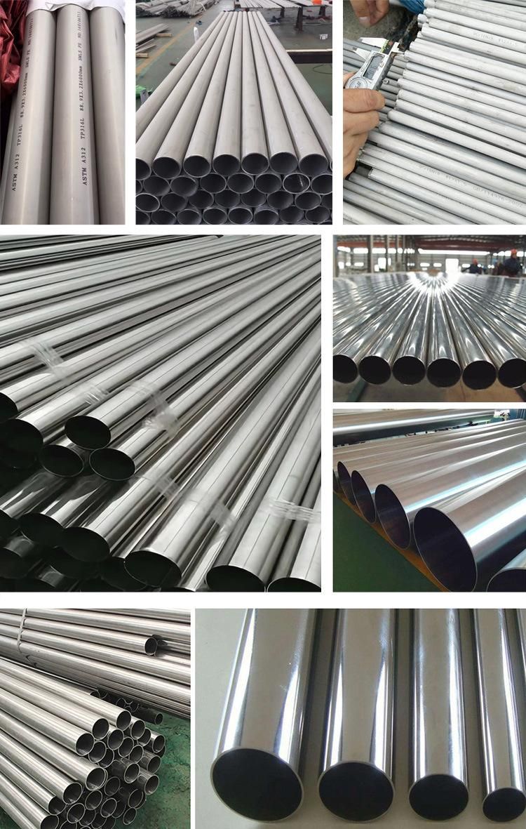 201 PVD Coating Mirror Stainless Steel Welded Pipe Round Pipe