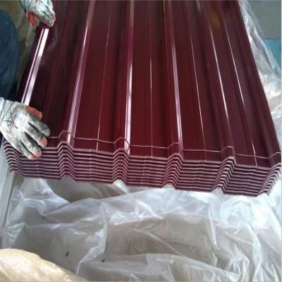 Building Material PPGI Color Coated Prepainted Steel Metal Roofing Sheet