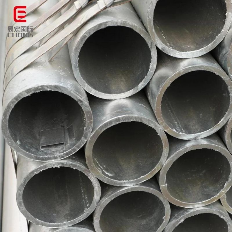 ASTM A106 A53 Hot DIP 6 Meter Pre Galvanized Round Steel Pipe Gi Tube