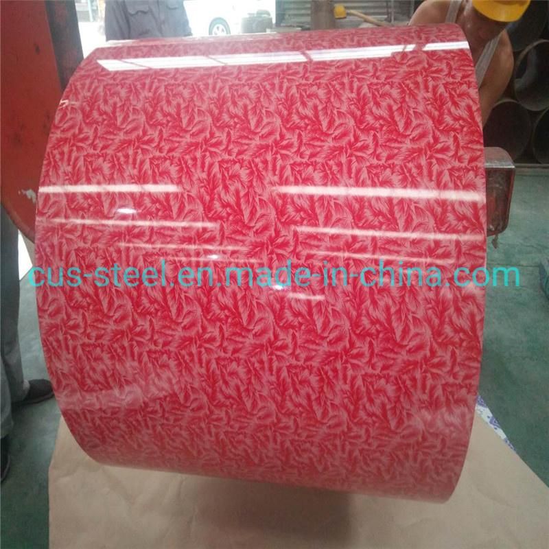 Dx51d Red Blue Green Color Coated Iron Roll PPGI PPGL Prepainted Galvanized Steel Coil