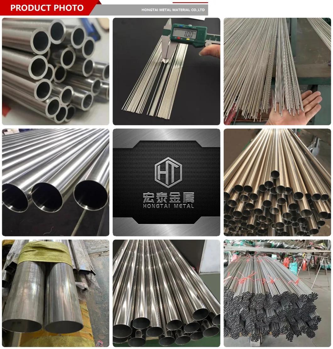 Manufacturer Price Per Meter Kg 201 202 304 304L 316 431 AISI 316L 2 8 12 Inch Ss Round Metal Carbon Galvanized Square Welded Seamless Tube Stainless Steel Pipe