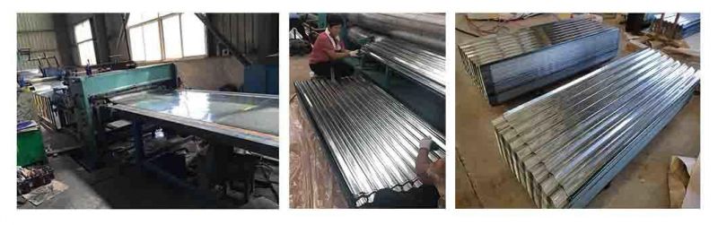 Dx52D SGCC 750mm~1050mm Galvalume Roofing Sheet Coated Color Painted PPGI Building Material Price Galvanized Steel Roofing Sheet