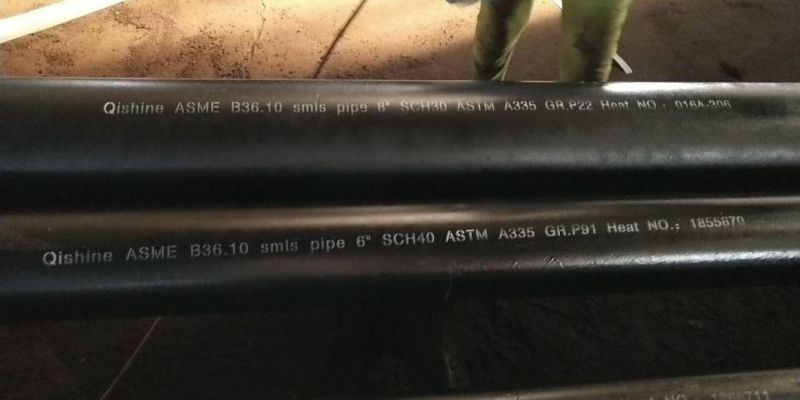 12 Sch30 ASME B36.10 Alloy Steel A335 Gr. P22 Seamless Pipe