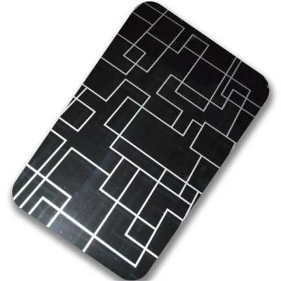Hot Selling Cold Rolled AISI 316 A240 A480 A554 A276 No. 1 2b Ba No. 4 8K Black Super Black Mirrior Hairline Hl Stainless Flat Steel Sheet