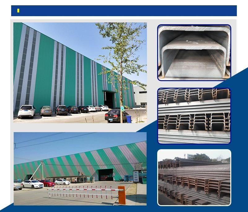 China U Type Manufacturer Supplier Sheet Pile