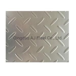 201 304 316 316L Checkered Anti-Slip Tread Surface Stainless Steel Plate