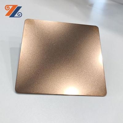 China Wholesales 316 0.8mm Bead Blasted Stainless Steel Plate for Decorative Stainless Steel Wall Panel