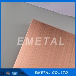 Verified Supplier Export to Dubai UAE Color Mirror Etched Finish Decorative Stainless Steel Sheet Plate Inox 201 316 304