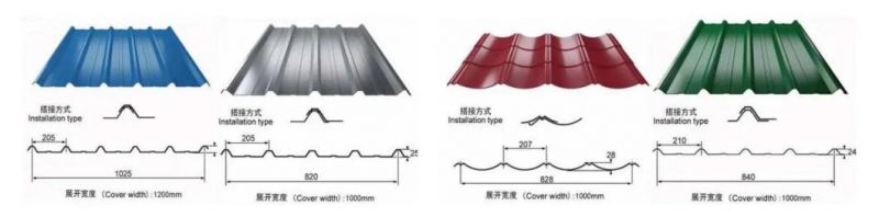 Ral Color Galvanized Steel Roofing Roof Tiles Corrugated Roofing Sheet