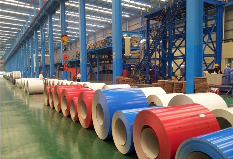 Latest Prepainted Corrugated Color Coated Steel Flower Pattern Color Coated PPGI Coils Aluzinc Density of Galvanized Steel Coil