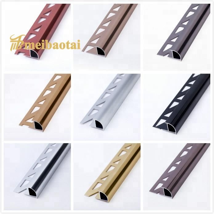 Reasonable Price High Strength PVD Color Coating Polish Finish Stainless Steel Material Wall Tile Edge Trim