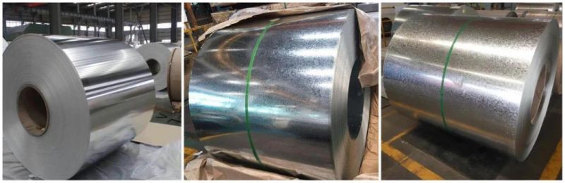 Galvanised Iron Coils Building Material Cold Rolled Gi Metal ASTM A653 Dx51d SGCC G550 S350gd Zn100 Z275 Hot Dipped Zinc Coated Gi Galvanized Steel Coil
