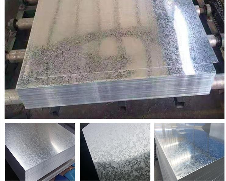 Metal Sheet Galvanized Dx52D Z140 24 Gauge Thick Sheet Galvanized Steel Sheet