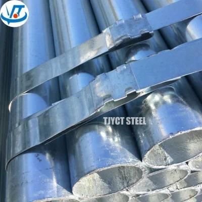 Q235B Galvanized Steel Tube Square / Rectangular Galvanized Pipe