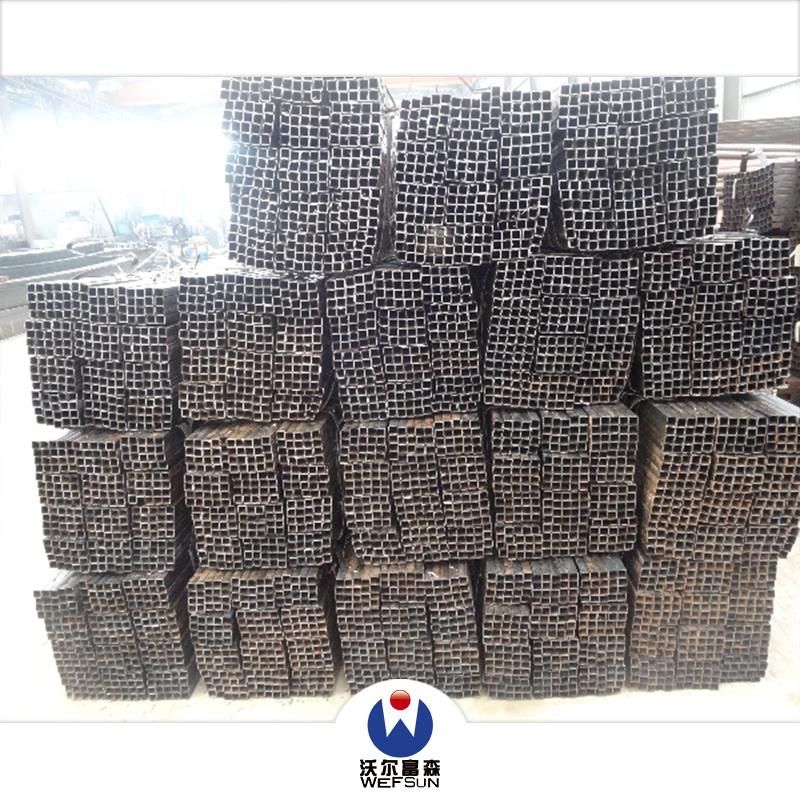 10X10mm-600X600mm Mild Carbon Black Steel Pipe