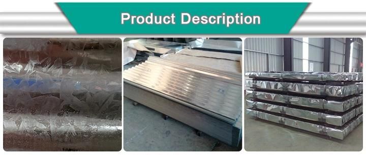 Corrugated Metal Roofing Siding Material Cold Rolled Galvanized Steel Sheet