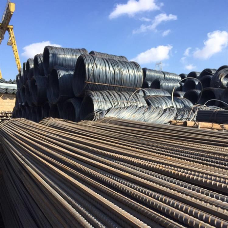 Screw-Thread Steel Rebar 9m 12m Long Hrb300 HRB335 Hrb400e Grade Coiled Reinforcing Bar